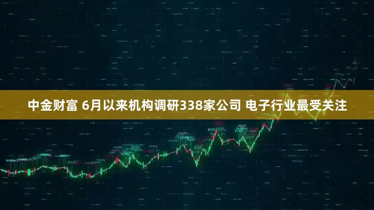 中金财富 6月以来机构调研338家公司 电子行业最受关注